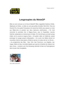 Lesgroupies du MotoGP