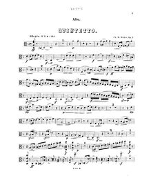 Partition viole de gambe, Piano quintette No.1, D minor, Widor, Charles-Marie