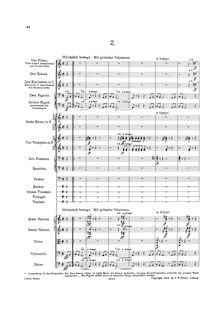 Partition , Stürmisch bewegt, mit größter Vehemenz, Symphony No.5