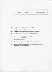 Gestion des ressources humaines 2003 Université de Technologie de Belfort Montbéliard