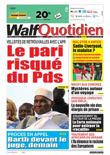 Walf Quotidien n°8980 - du mardi 1er mars 2022