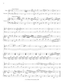 Partition , Tempo di Minuetto - clavecin (partition compléte), 6 sonates pour clavecin