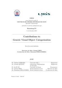 Catégorisation automatique d images, Contributions to generic visual object categorization
