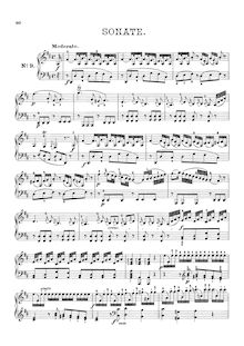 Partition complète, Piano Sonata No.19 en D major, Haydn, Joseph par Joseph Haydn