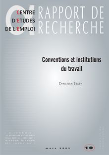 Conventions et institutions du travail