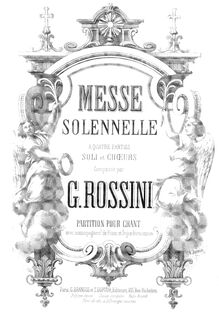 Partition complète, Petite messe solennelle, Rossini, Gioacchino par Gioacchino Rossini