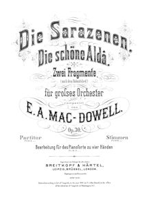 Partition complète, Die Sarazenen & Die schöne Aldâ, 2 Fragments after The Song of Roland