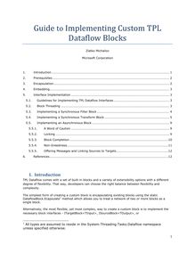 Guide to Implementing Custom TPL Dataflow Blocks