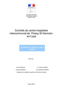Contrôle du centre hospitalier intercommunal de Poissy St-Germain-en-Laye
