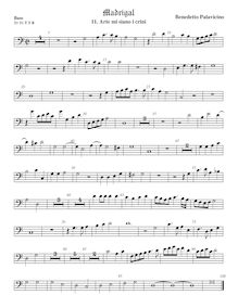 Partition viole de basse, Madrigali a 5 voci, Libro 4, Pallavicino, Benedetto par Benedetto Pallavicino