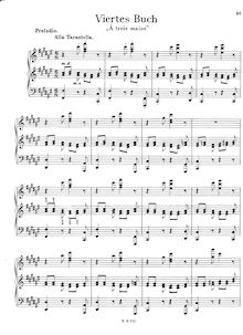 Partition Buch 4: À trois main, Klavierübung en 10 Büchern, Busoni, Ferruccio