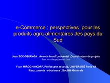 E-commerce, E-business - e-Commerce : perspectives pour les ...