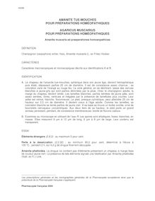 Agaricus muscarius PPH / Amanite tue-mouches PPH