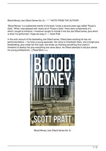 Blood Money Joe Dillard Series No. 6 Movie Review