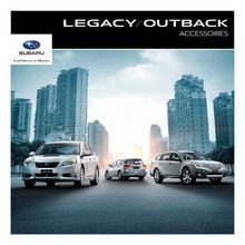 Catalogue Accessoires Subaru Legacy / Outback