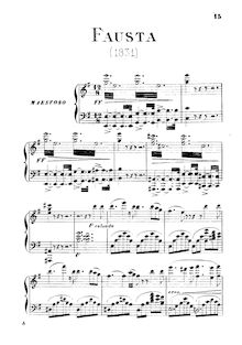 Partition complète, Fausta, Melodramma in due atti, Donizetti, Gaetano
