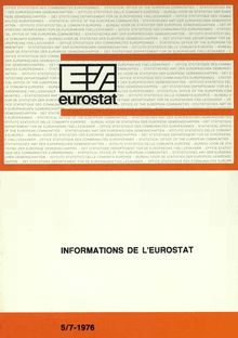 INFORMATIONS DE L EUROSTAT. 5/7-1976
