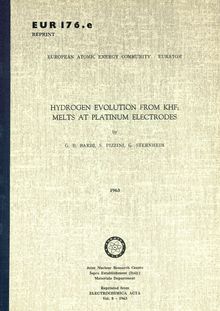 HYDROGEN EVOLUTION FROM KHF2 MELTS AT PLATINUM ELECTRODES Vol. 8