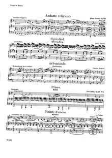 Partition de violon, Mazurkas, Op.67 (Posthumous), Chopin, Frédéric