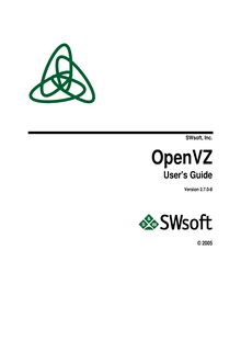 Open virtuozzo user s guide