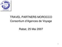TRAVEL PARTNERS MOROCCO 1er Consortium d Agences  de Voyages ...