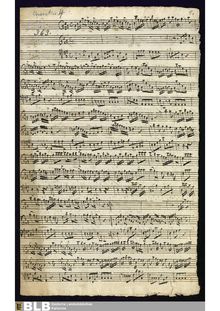 Partition complète et parties, Concertino pour 2 flûtes en A major