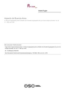 Aspects de Buenos-Aires - article ; n°1 ; vol.25, pg 61-63