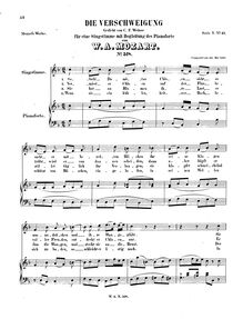 Partition complète, Die Verschweigung, F major, Mozart, Wolfgang Amadeus par Wolfgang Amadeus Mozart