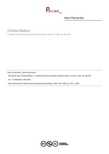 Charles Batteur - article ; n°1 ; vol.33, pg 552-554