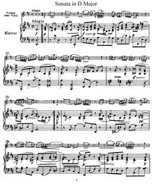 Partition complète & , partie, 12 sonates, Nardini, Pietro