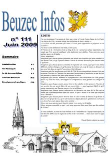 Bulletin municipal Beuzec Cap Sizun