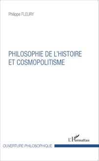 Philosophie de l histoire et cosmopolitisme