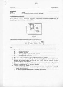 Convertisseurs de puissance 2004 Génie Electrique et Systèmes de Commande Université de Technologie de Belfort Montbéliard
