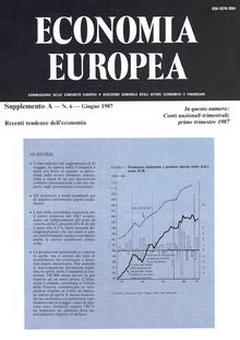 ECONOMIA EUROPEA. Supplemento A â€” N. 6 â€” Giugno 1987