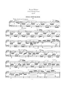 Partition complète, Bunte Blätter, Schumann, Robert