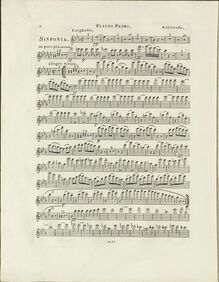 Partition flûte 1, Symphony No.2, Seconde Sinfonie à grand orchestre