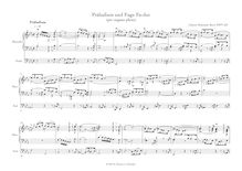 Partition complète, Prelude et Fugue en E♭ major, St. Anne, Bach, Johann Sebastian par Johann Sebastian Bach