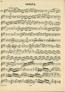 Partition de violon, violon Sonata, Violin Sonata No.35 par Wolfgang Amadeus Mozart
