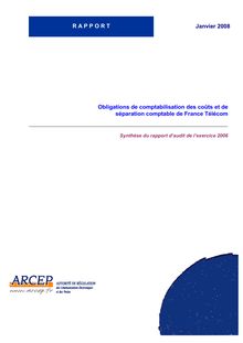 Obligation de séparation comptable de France Télécom