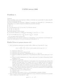 Composition de mathématiques 2006 CAPES de mathématiques CAPES (Interne)