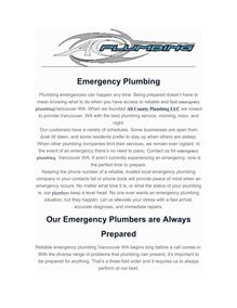 emergency plumbing vancouver wa