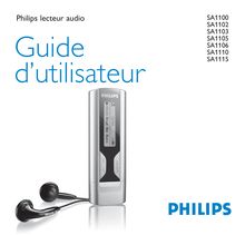Notice Système Audio et vidéo Philips  PSA110/17
