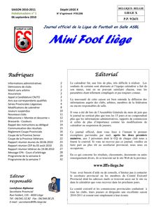 Mini Foot Liège
