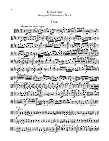 Partition altos, Pomp et Circumstance, Op.39, Elgar, Edward par Edward Elgar