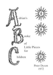 Partition complète, Adrian s Booke of Little pièces pour Children