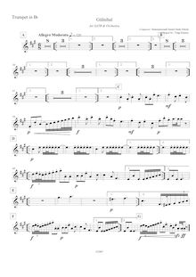 Partition trompette (B♭), Gülnihal, Yine Bir Gülnihal, G major, Hammamizade, İsmail Dede Efendi