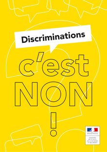 Livret "La discrimination, c est non !"