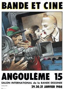 Affiche Festival de la BD Angoulême - 1988