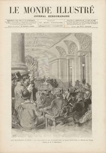 LE MONDE ILLUSTRE  N° 1491 du 24 octobre 1885