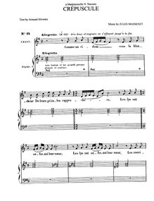 Partition complète (G Major: medium voix et piano), Poème pastoral